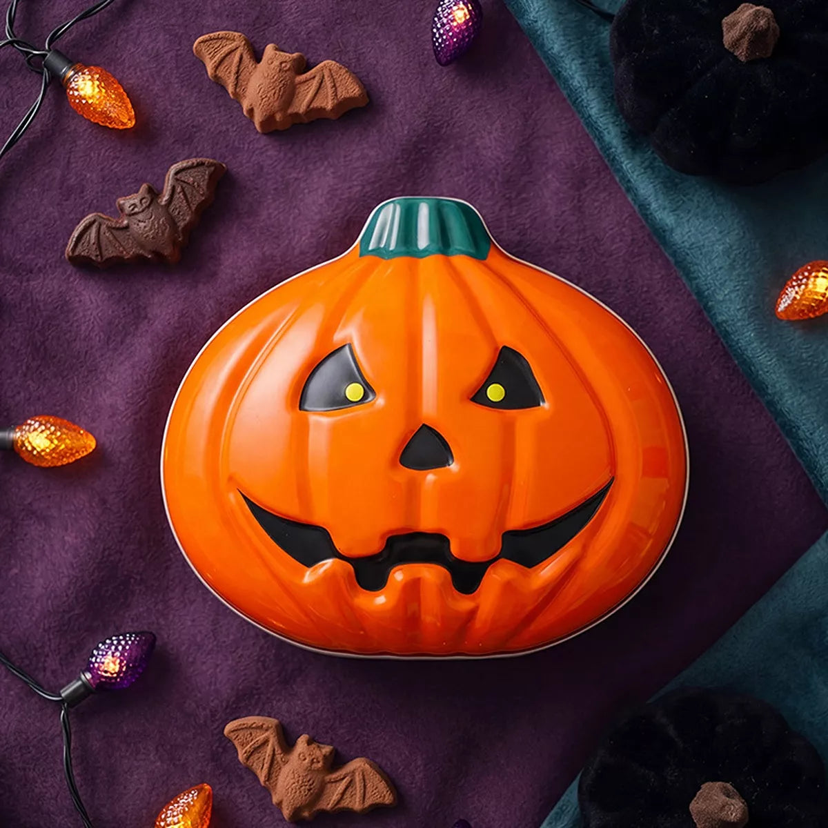 Decorative Pumpkin-Shaped Halloween Storage Box - Lilixa.store