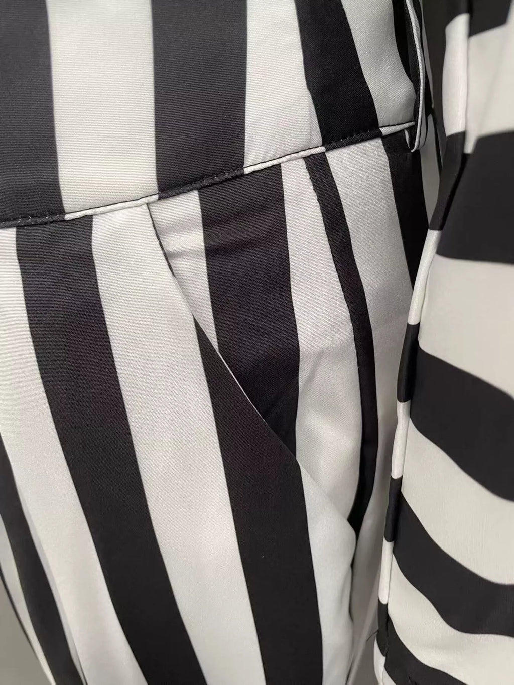 Striped Long Sleeve Top and Pants Set - Lilixa.store
