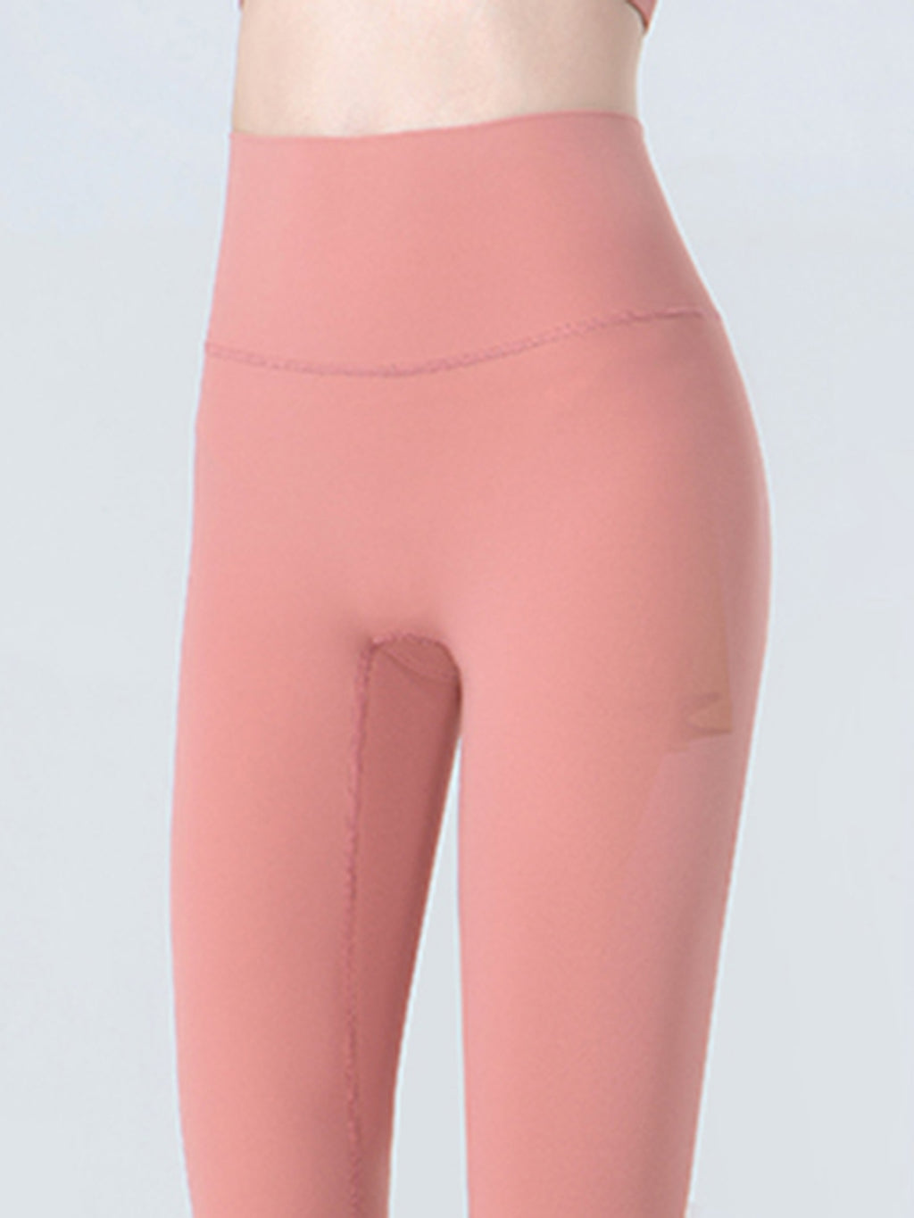 Wide Waistband Cropped Sports Leggings - Lilixa.store