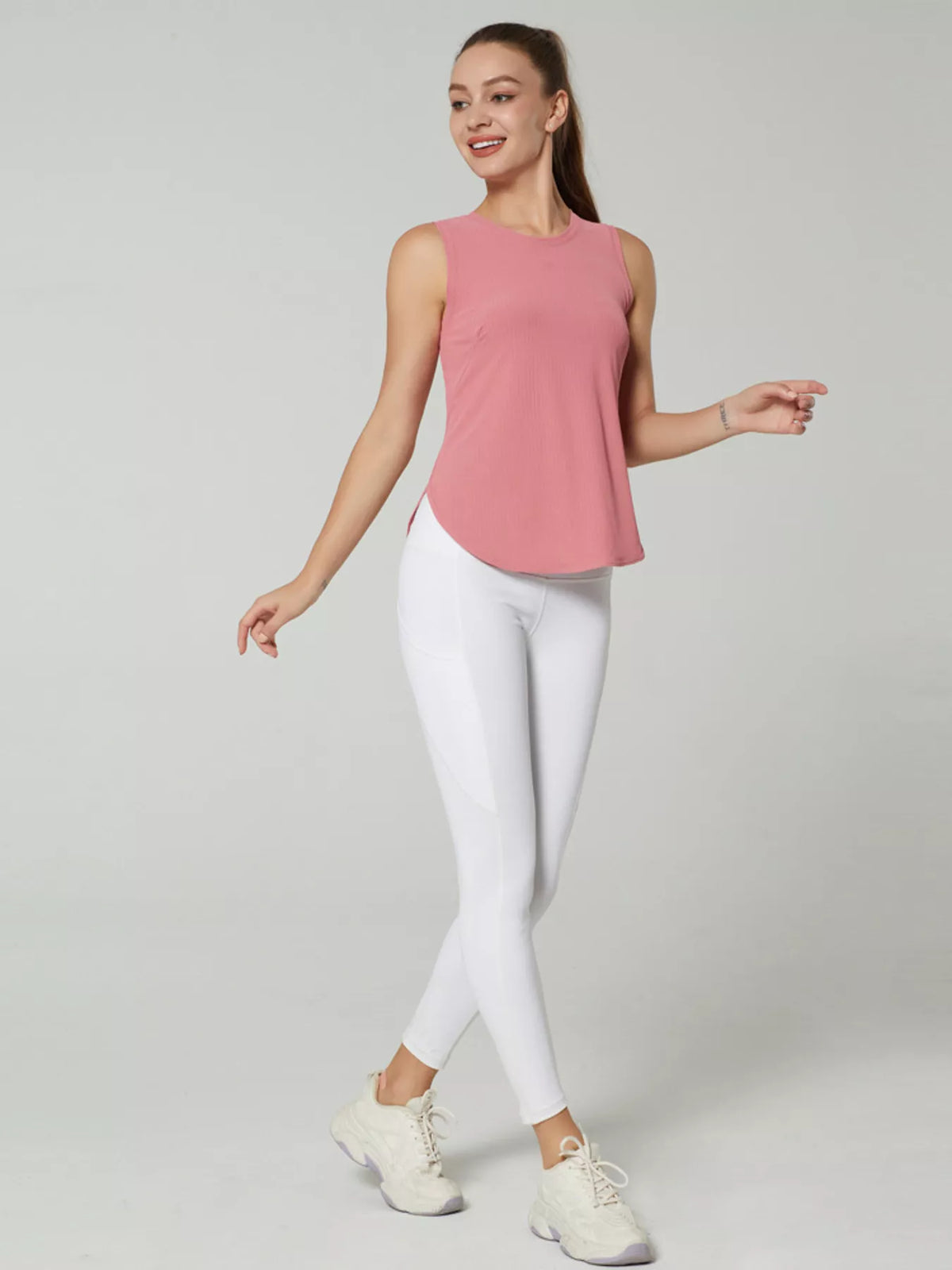 Lightweight Ribbed Active Tank - Lilixa.store