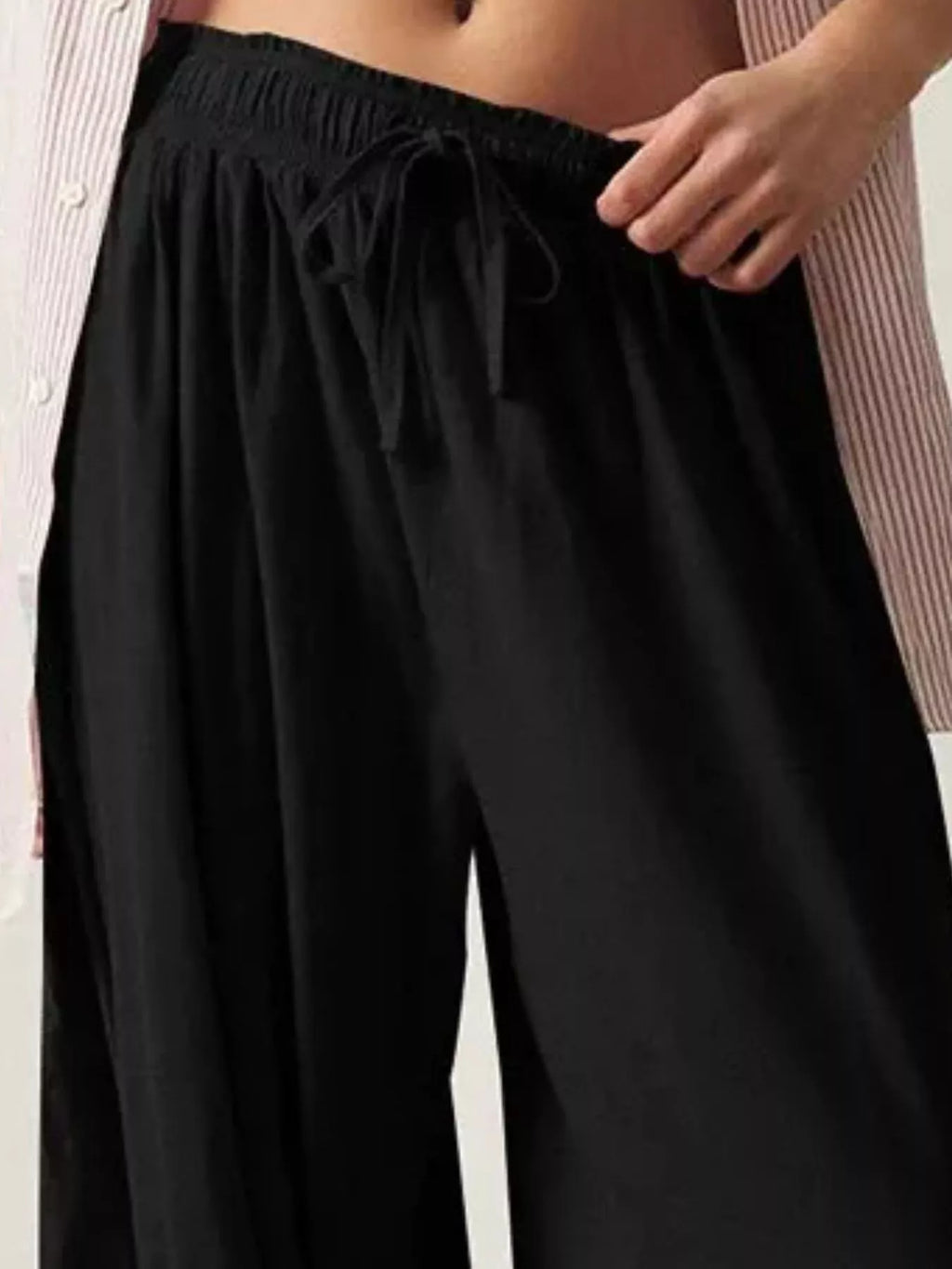 Ruched Drawstring Harem Pants - Lilixa.store