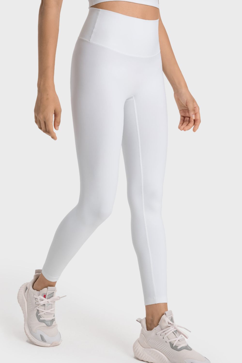 Millennia High-Rise Wide Waistband Yoga Leggings - Lilixa.store