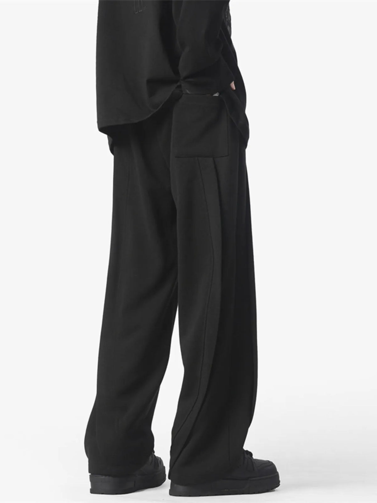 Men's Full Size Loose Fit Drawstring Pants Plus Size, view 2