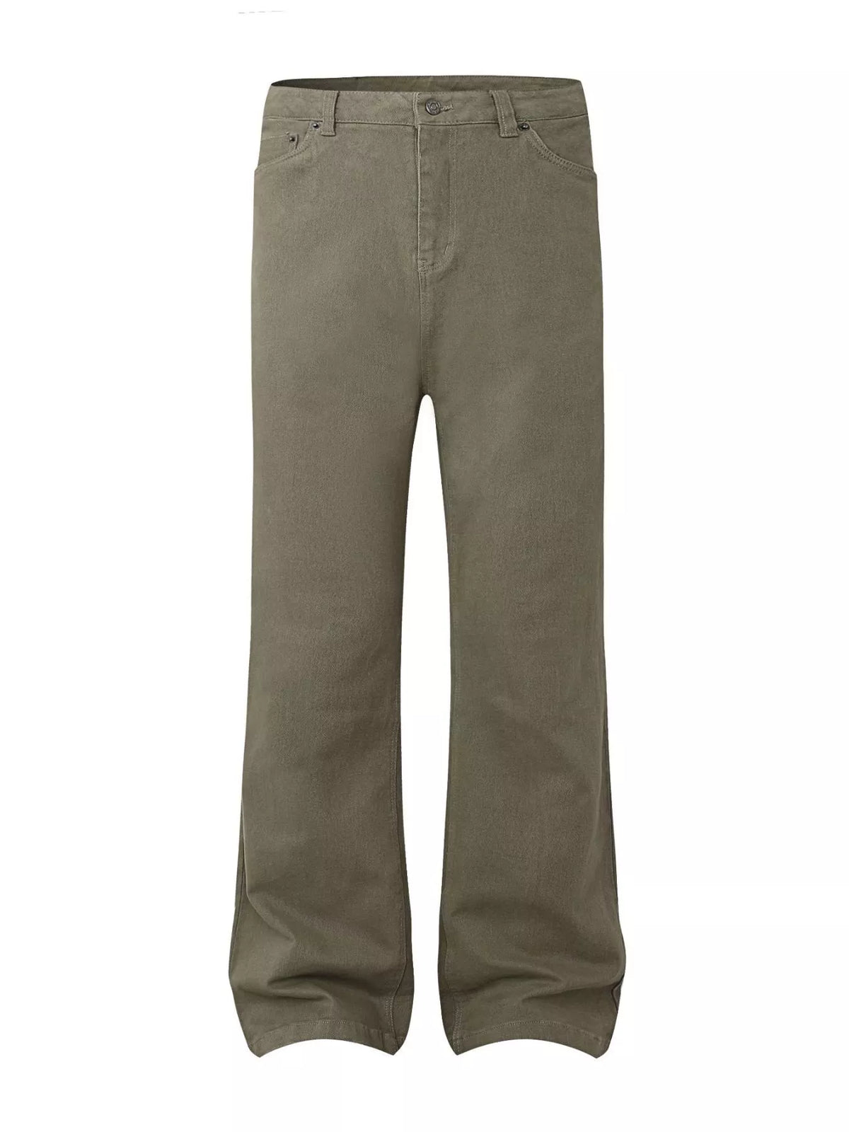 Men's High-Waisted Flare Leg Pants