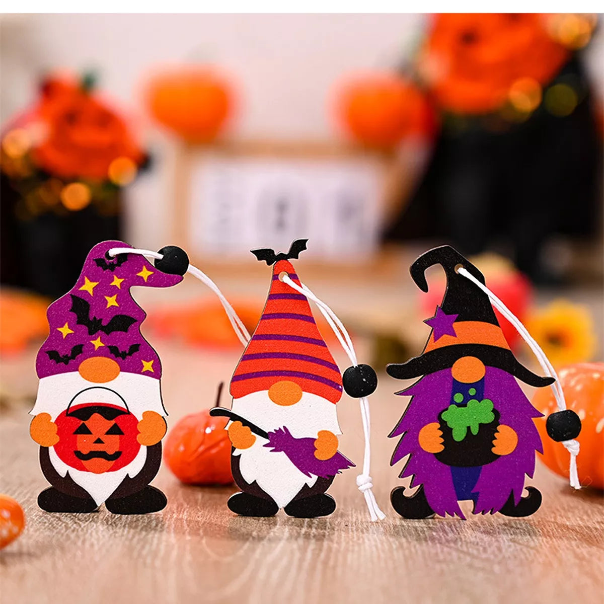 Halloween Gnome Hanging Ornaments Set - Lilixa.store