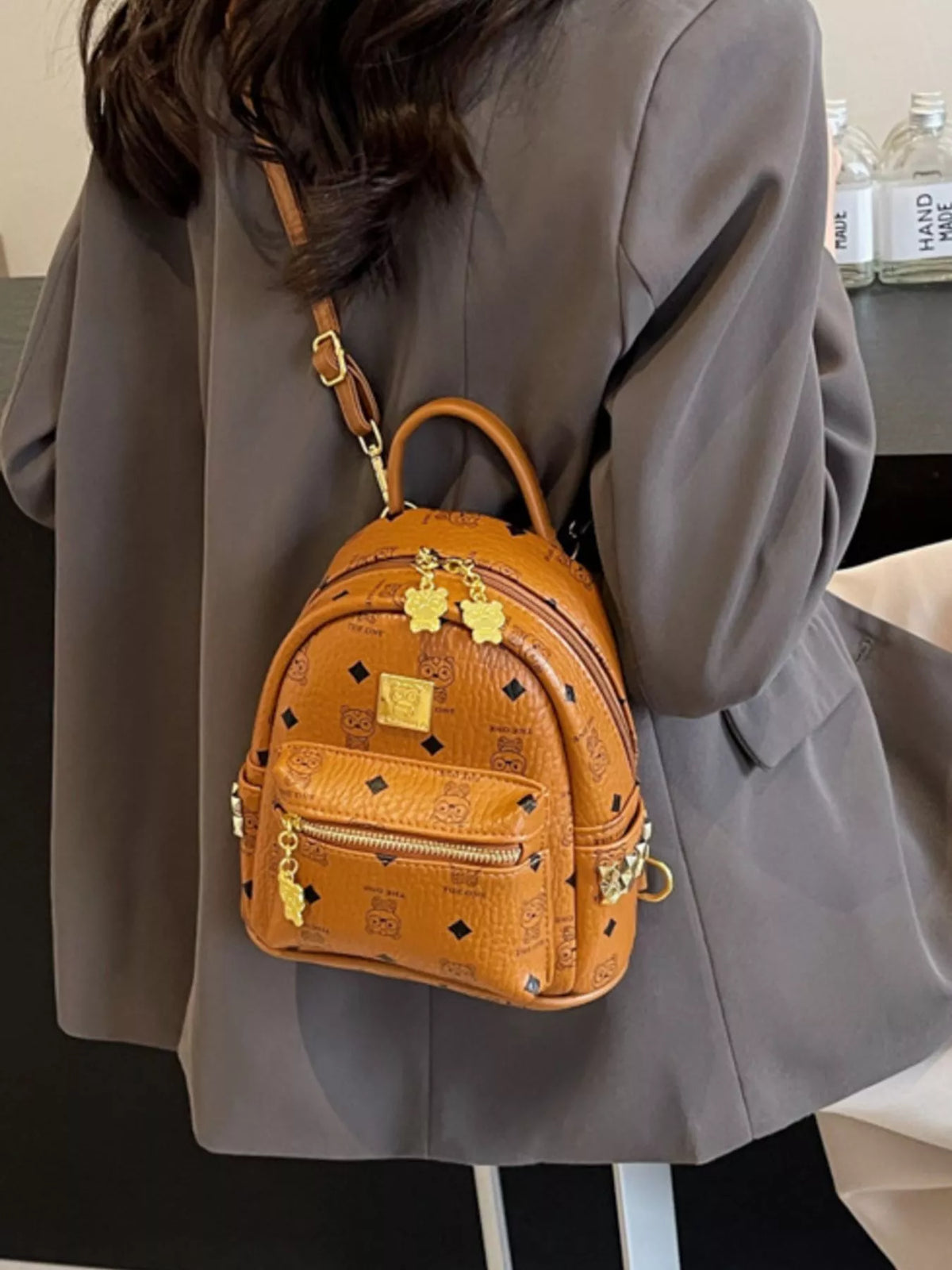 Patterned Mini Backpack Bag - Lilixa.store