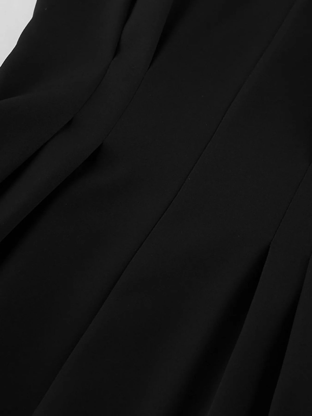 Fitted Button-Down Jacket in Black, view 15