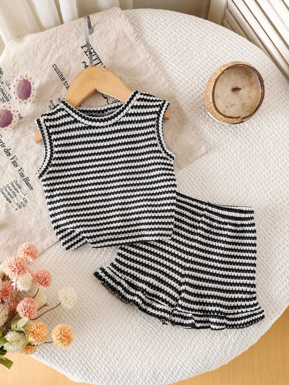 Children's Striped Tank and Shorts Set - Lilixa.store