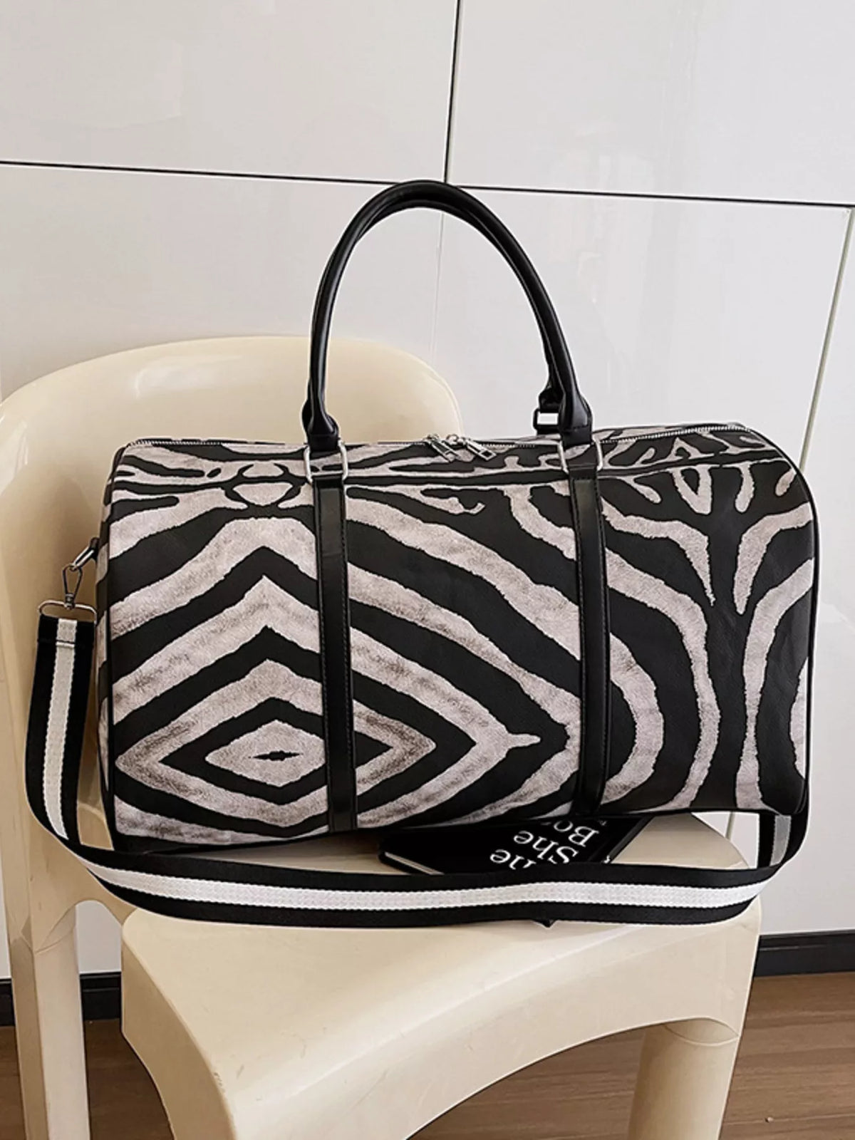 Zebra Print Duffle Bag - Lilixa.store