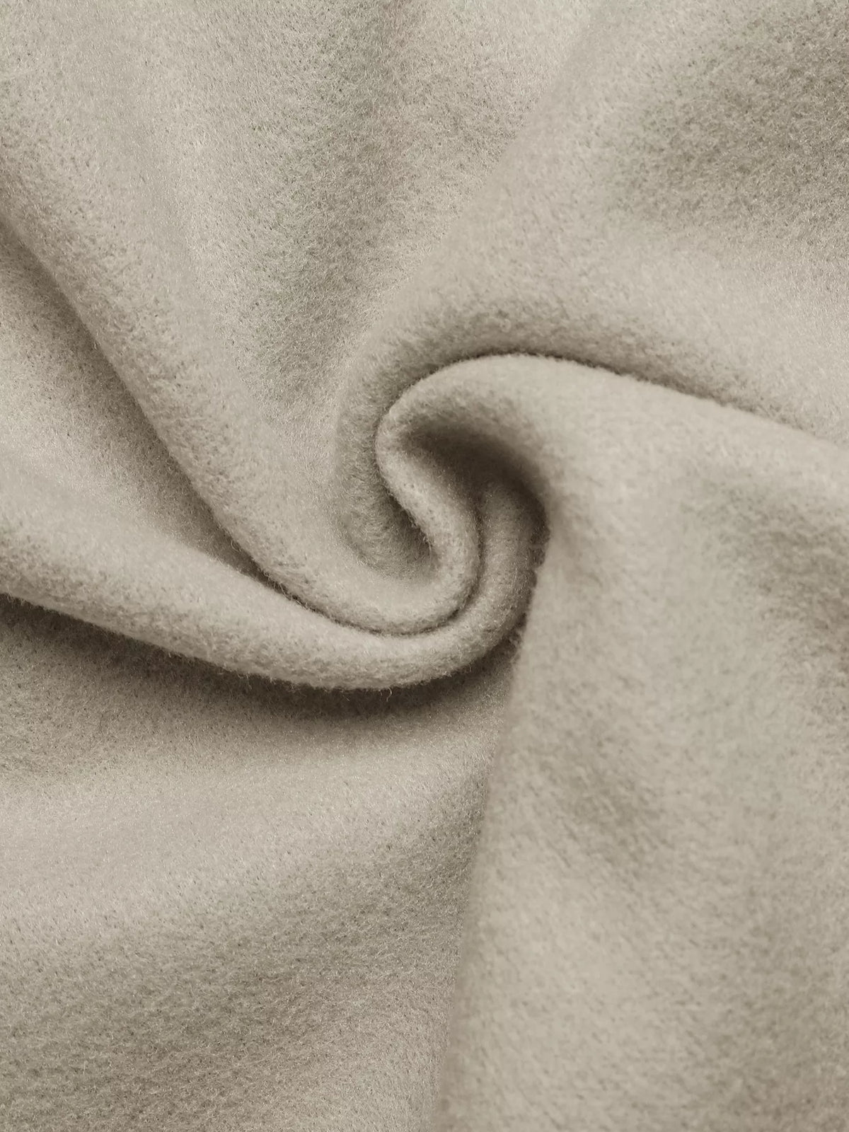 Double-Breasted Wool Blend Outerwear in Gray, view 10