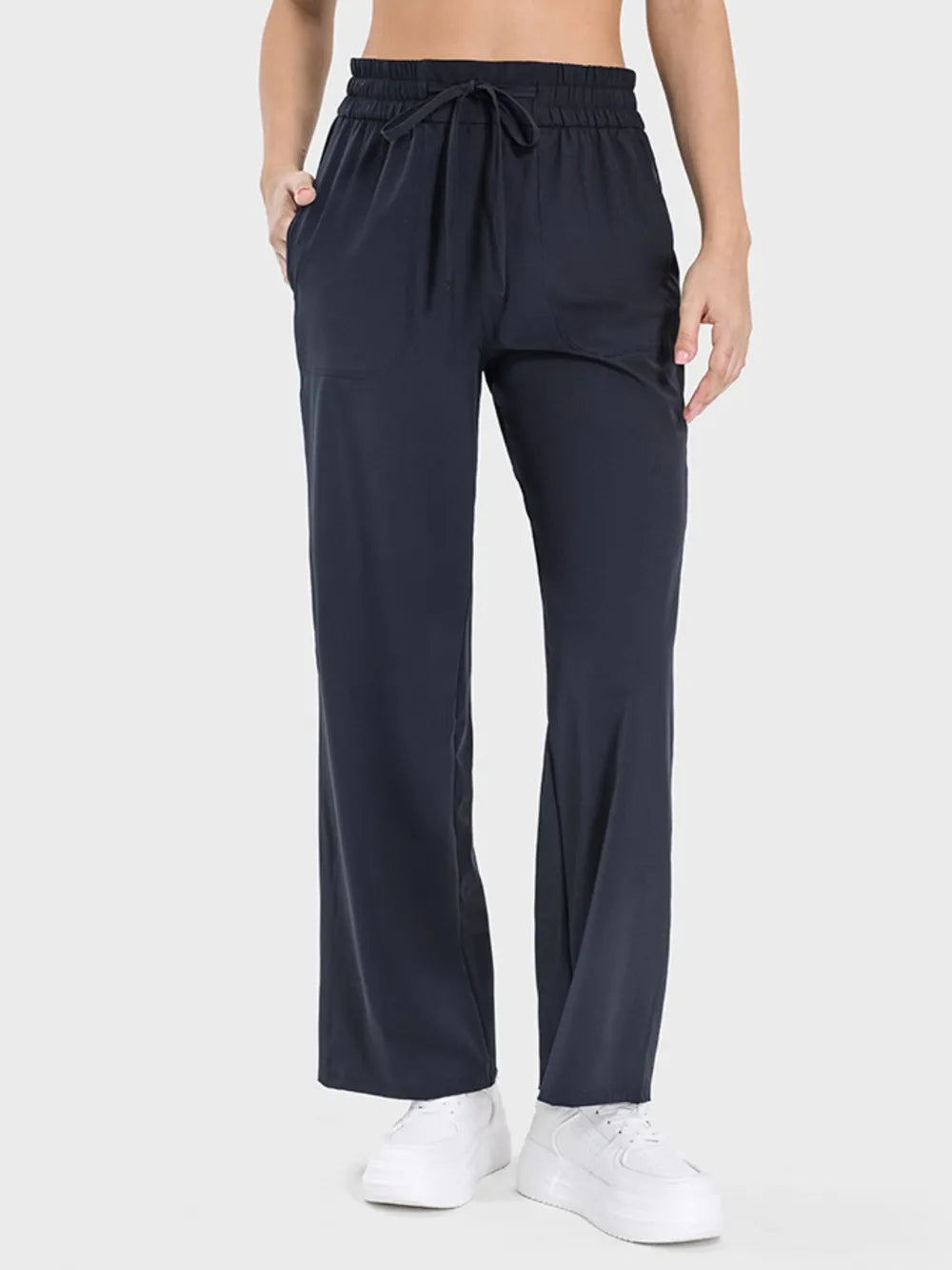 Millennia Drawstring Pocketed Active Pants - Lilixa.store