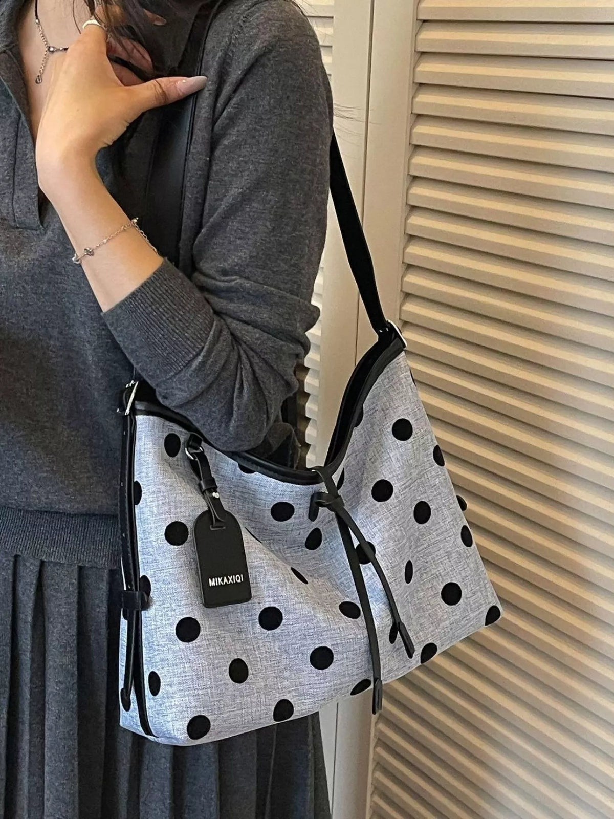 Polka Dot Shoulder Bag - Lilixa.store