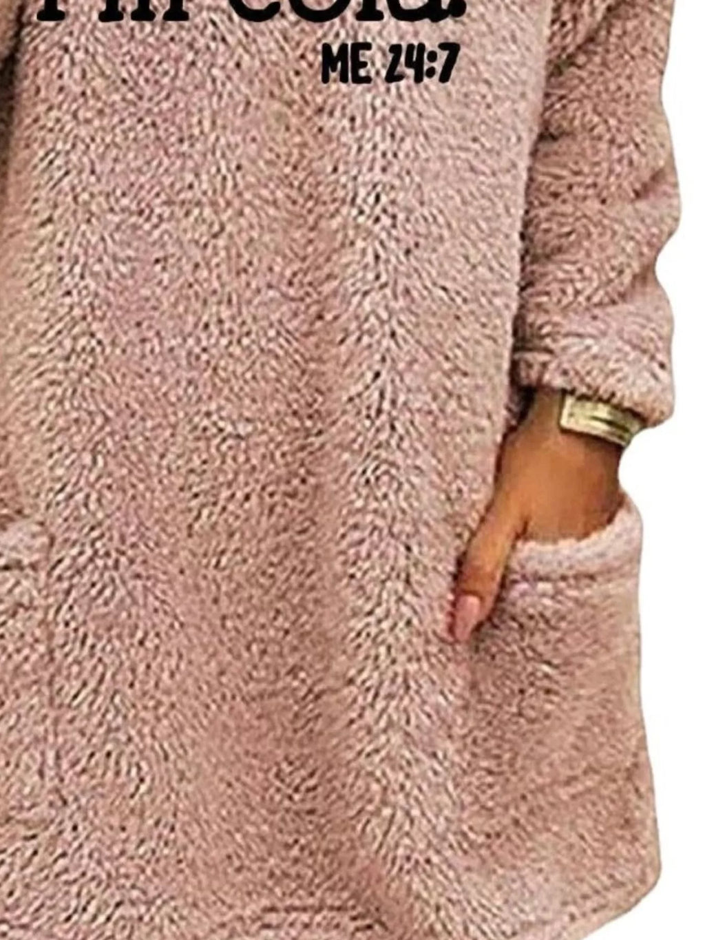 Full Size Letter Long Sleeve Fleece Sweatshirt Plus Size - Lilixa.store