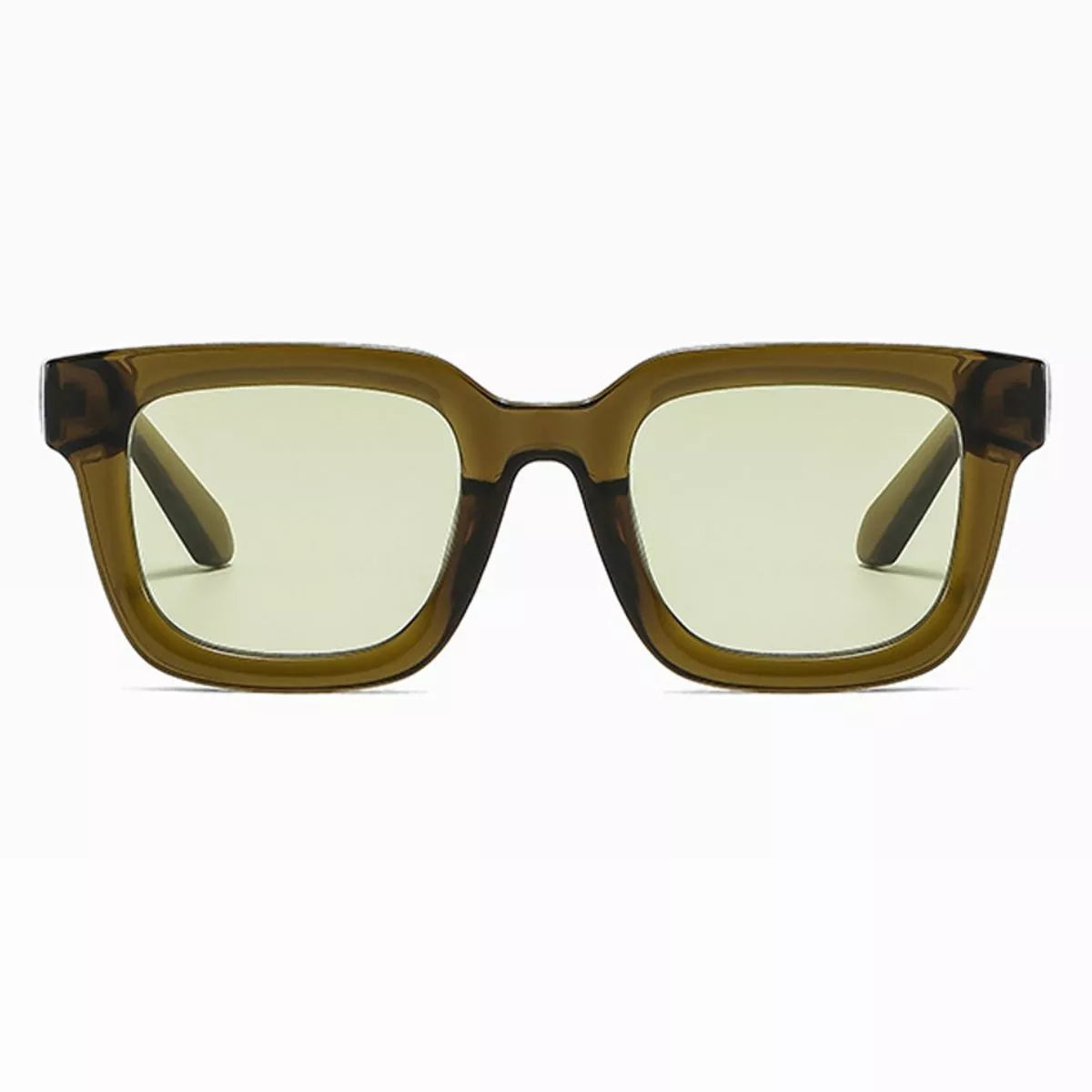 Tinted Lenses Square Frame Sunglasses - Lilixa.store