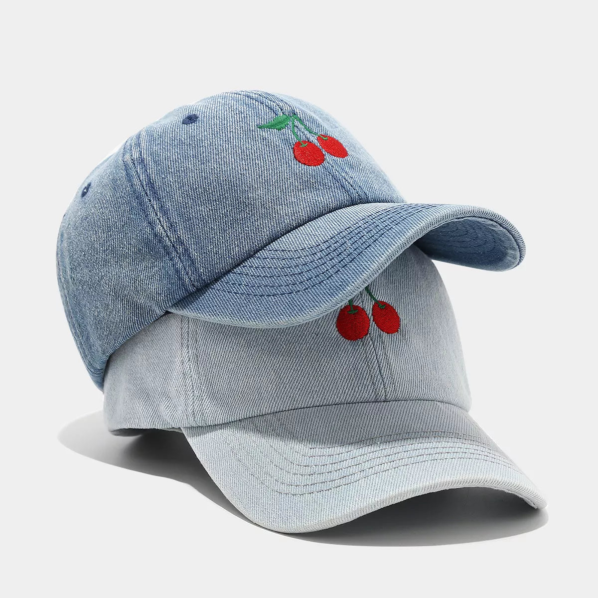 Cherry Embroidery Baseball Cap - Lilixa.store