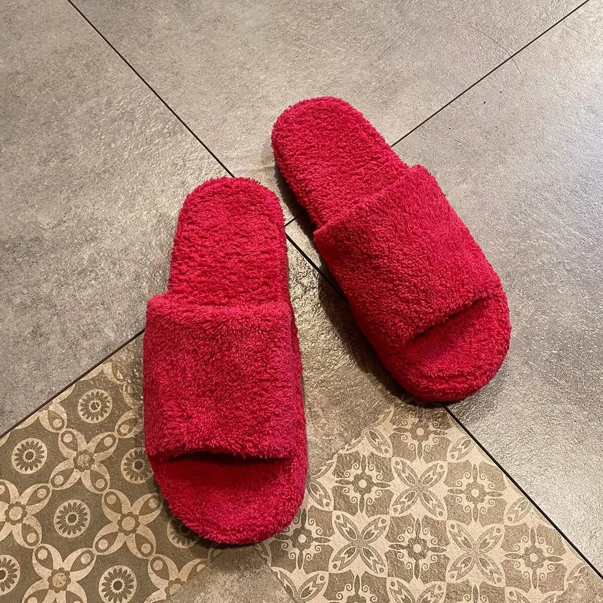 Open Toe Platform Slippers - Lilixa.store