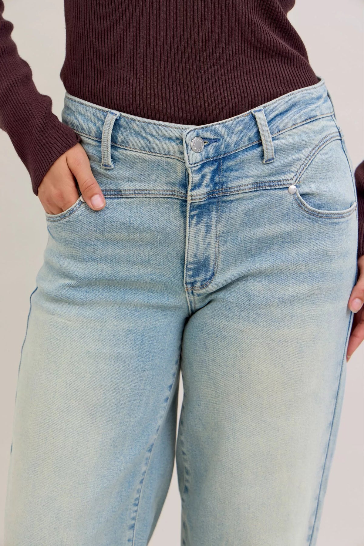 Judy Blue High Waist Column Straight Jeans - Lilixa.store