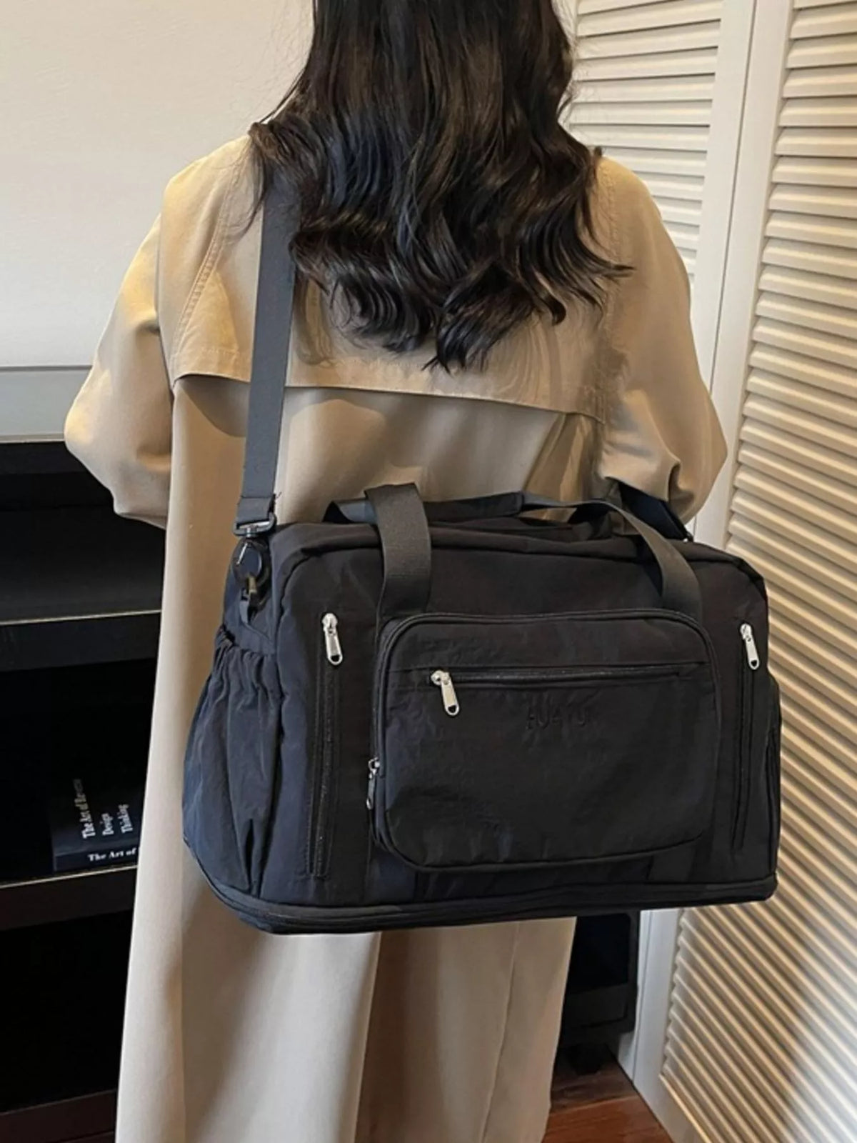 Canvas Duffel Bag with Multiple Pockets - Lilixa.store