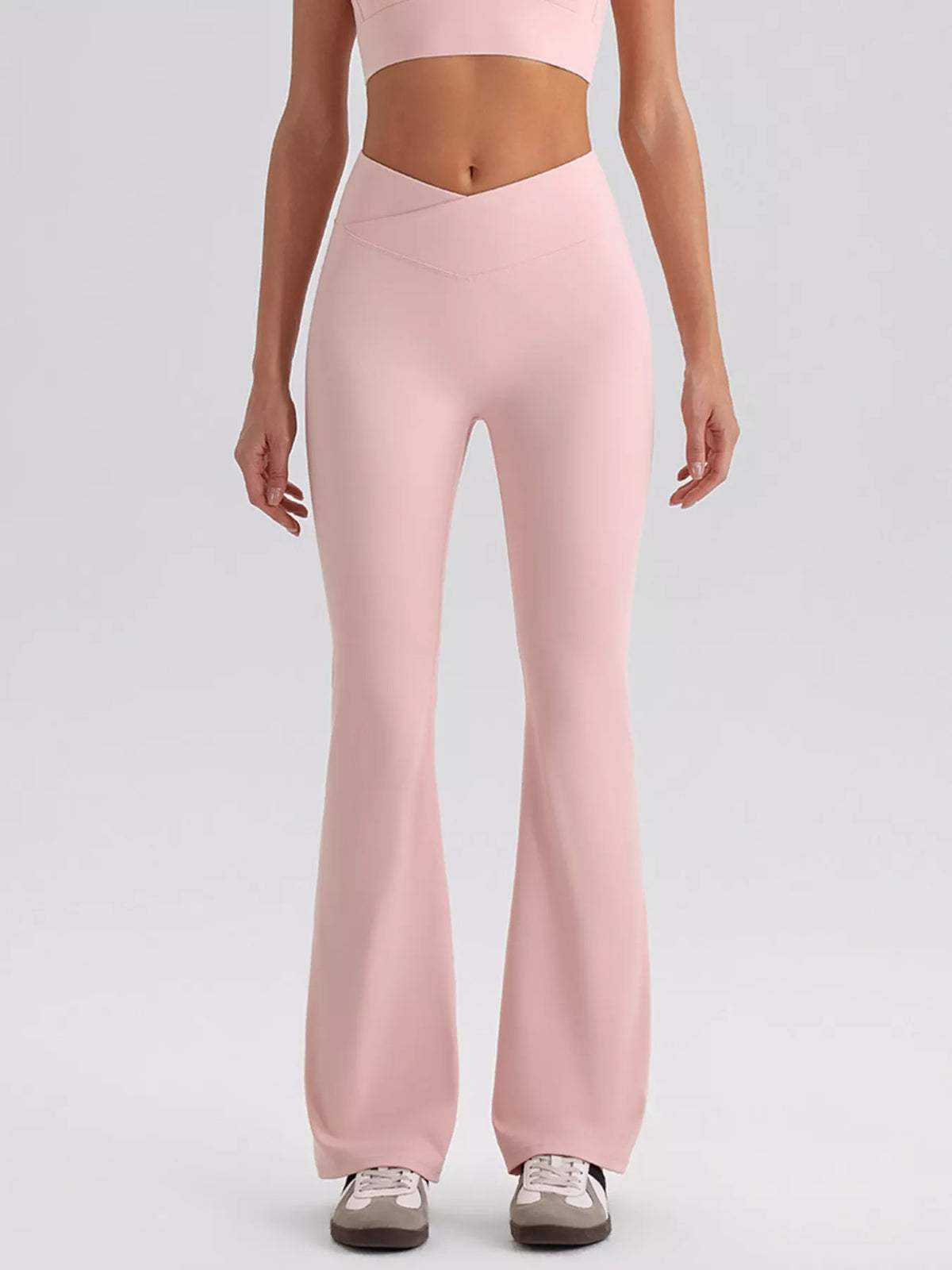Seamless Criss-Cross V-Neck Tank and Leggings Active Set - Lilixa.store