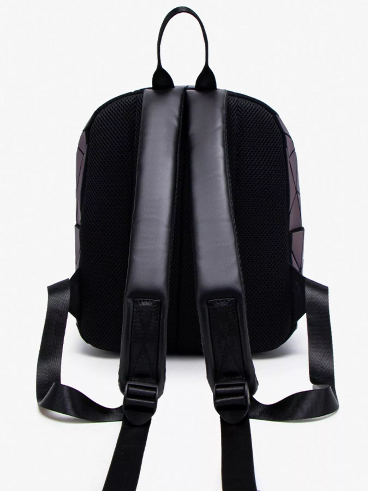 Geometric Adjustable Straps Backpack Bag