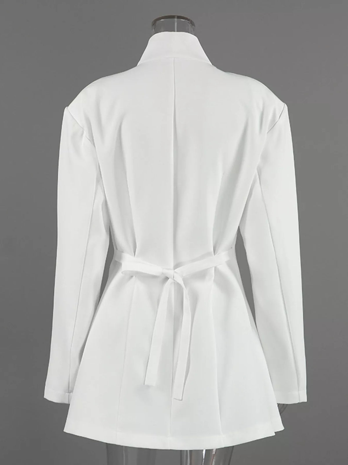 One Button Long Sleeve Blazer - Lilixa.store
