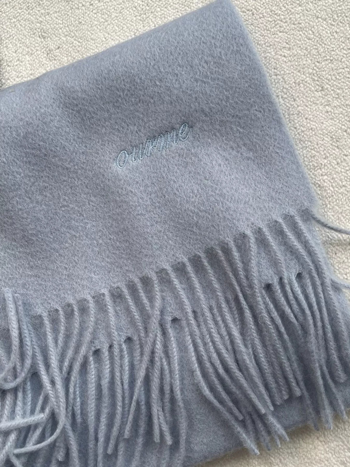 Fringe Solid Color Scarf - Lilixa.store