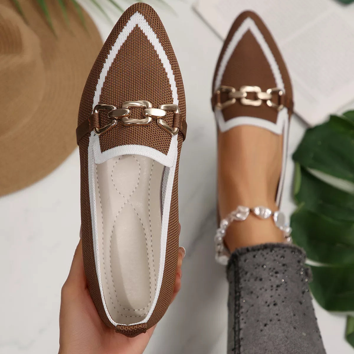 Point Toe Slip-Ons - Lilixa.store