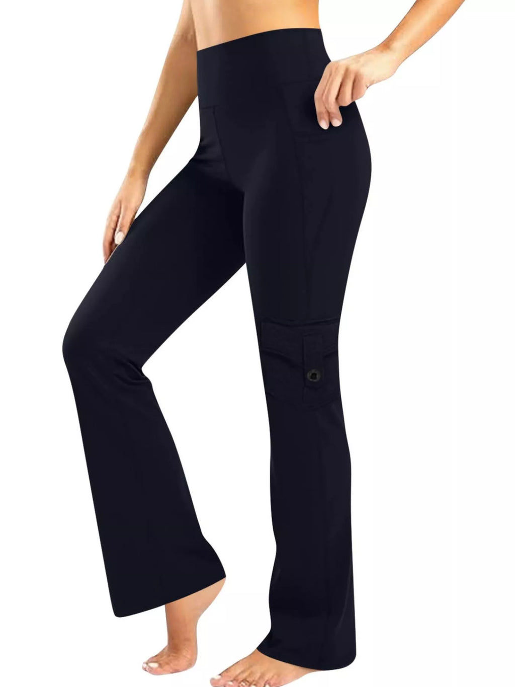 High-Waisted Yoga Pants with Pockets - Lilixa.store