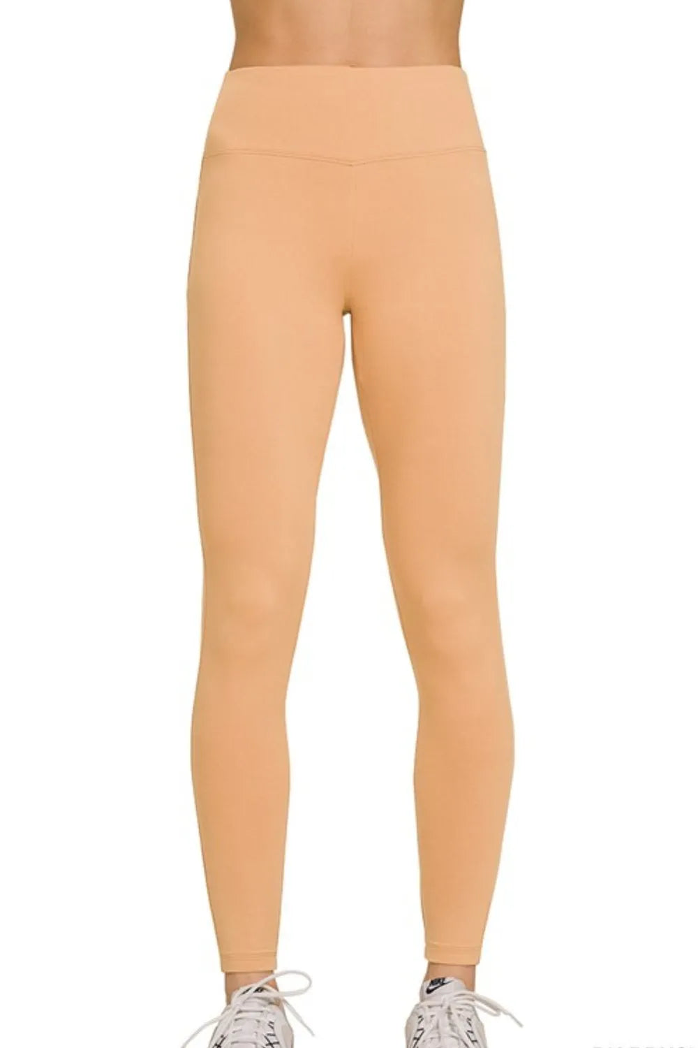 Zenana Microfiber Waistband Leggings - Lilixa.store