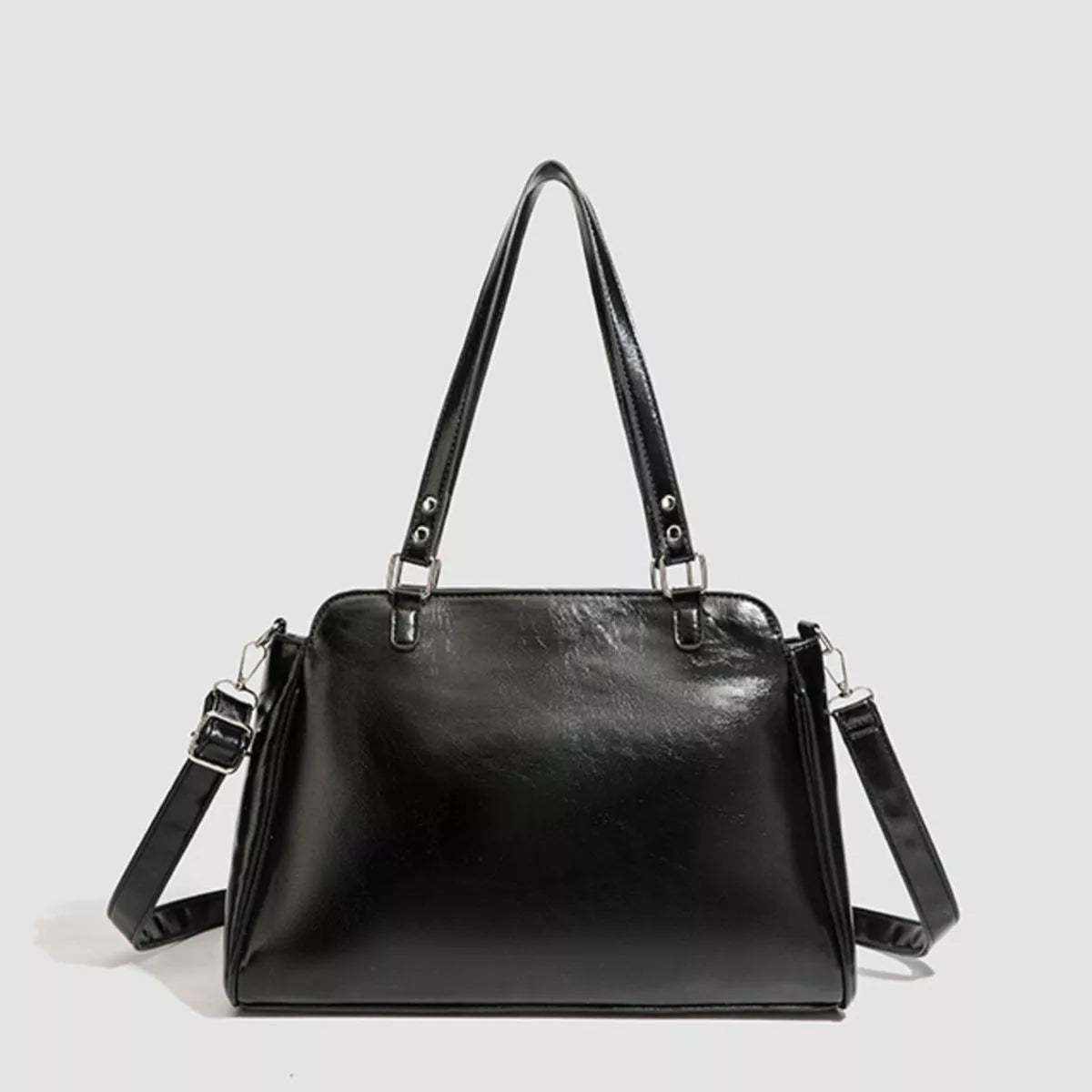 Multi-Pocket Clear Window Shoulder Bag