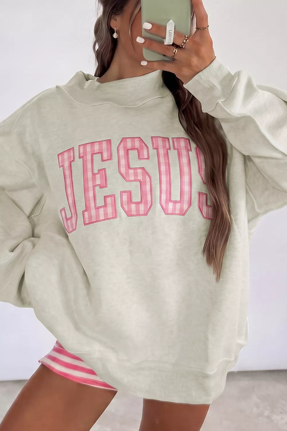 JESUS Crew Neck Sweatshirt - Lilixa.store