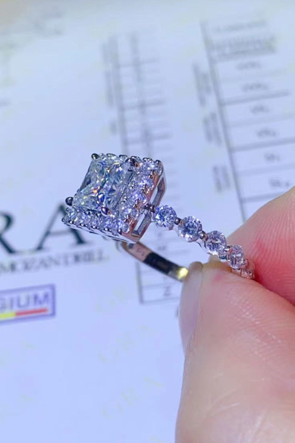 Adored 1 Carat Moissanite Square Ring - Lilixa.store