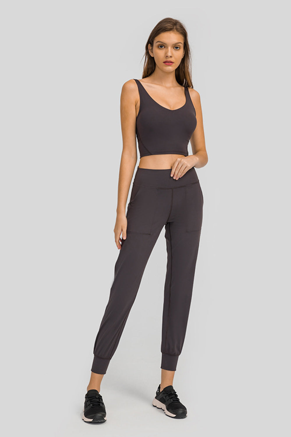 Millennia Wide Waistband Slant Pocket Pants - Lilixa.store