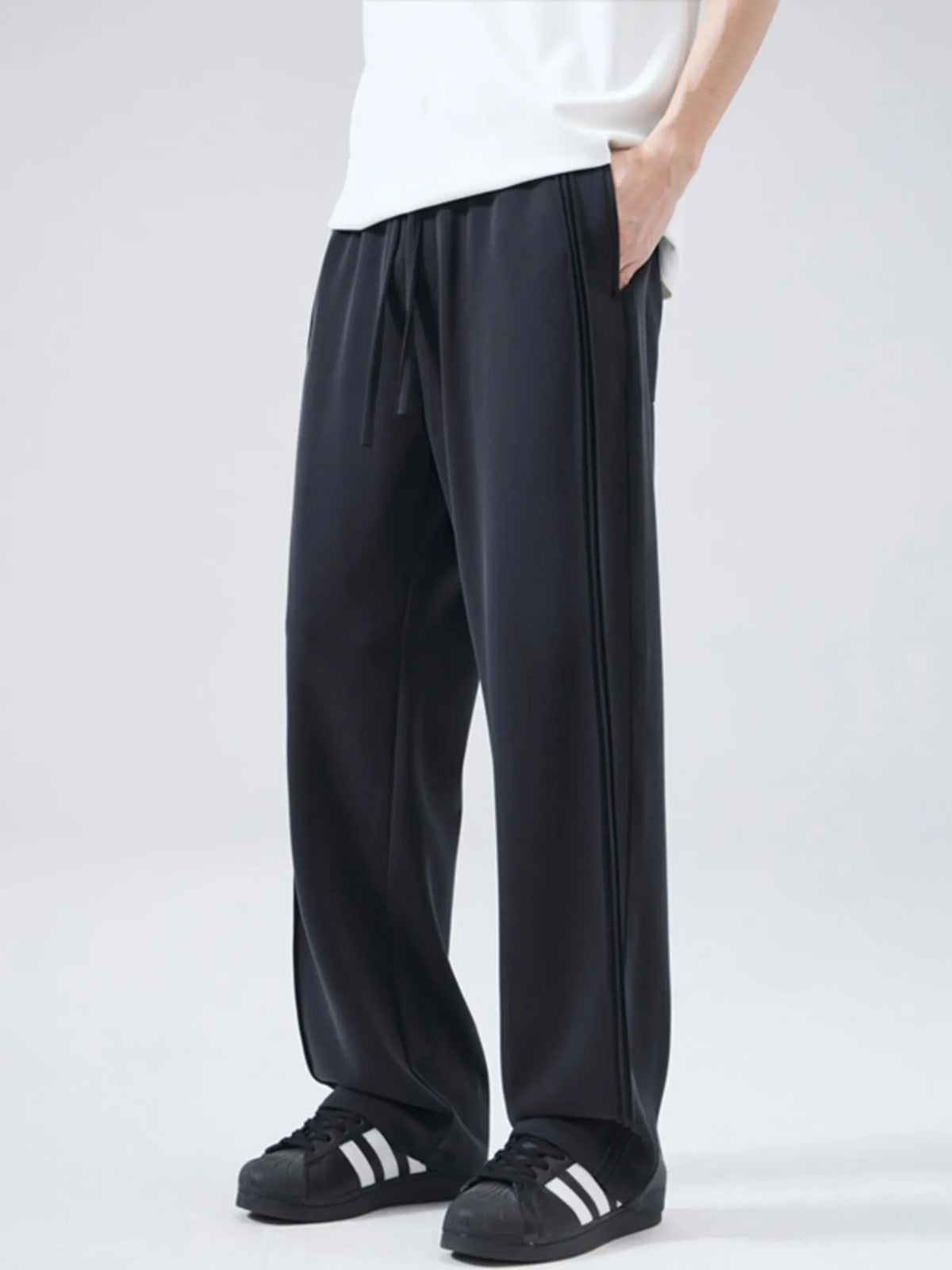 Men's Full Size Loose Fit Casual Pants Plus Size