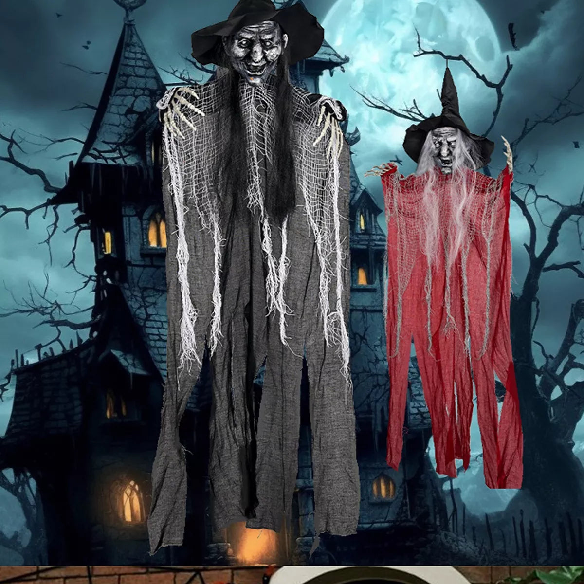 Halloween Spooky Hanging Witch Set - Lilixa.store