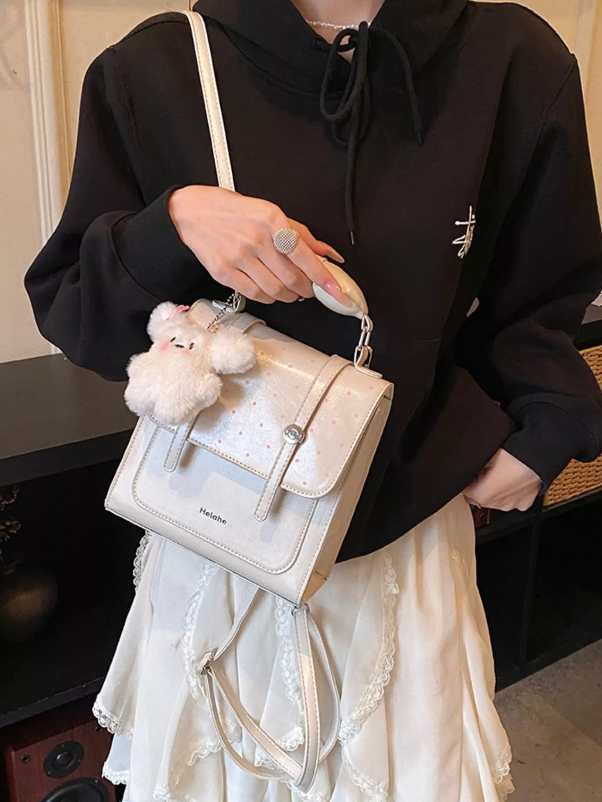 Flap Mini Backpack Bag - Lilixa.store