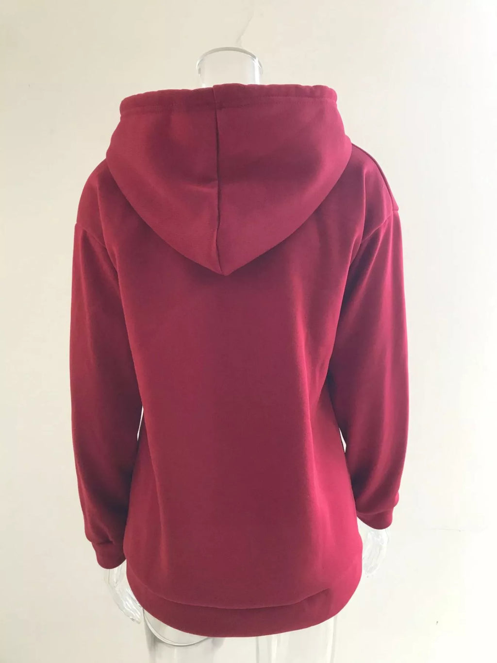 Full Size Kangaroo Pocket Drawstring Long Sleeve Hoodie Plus Size - Lilixa.store