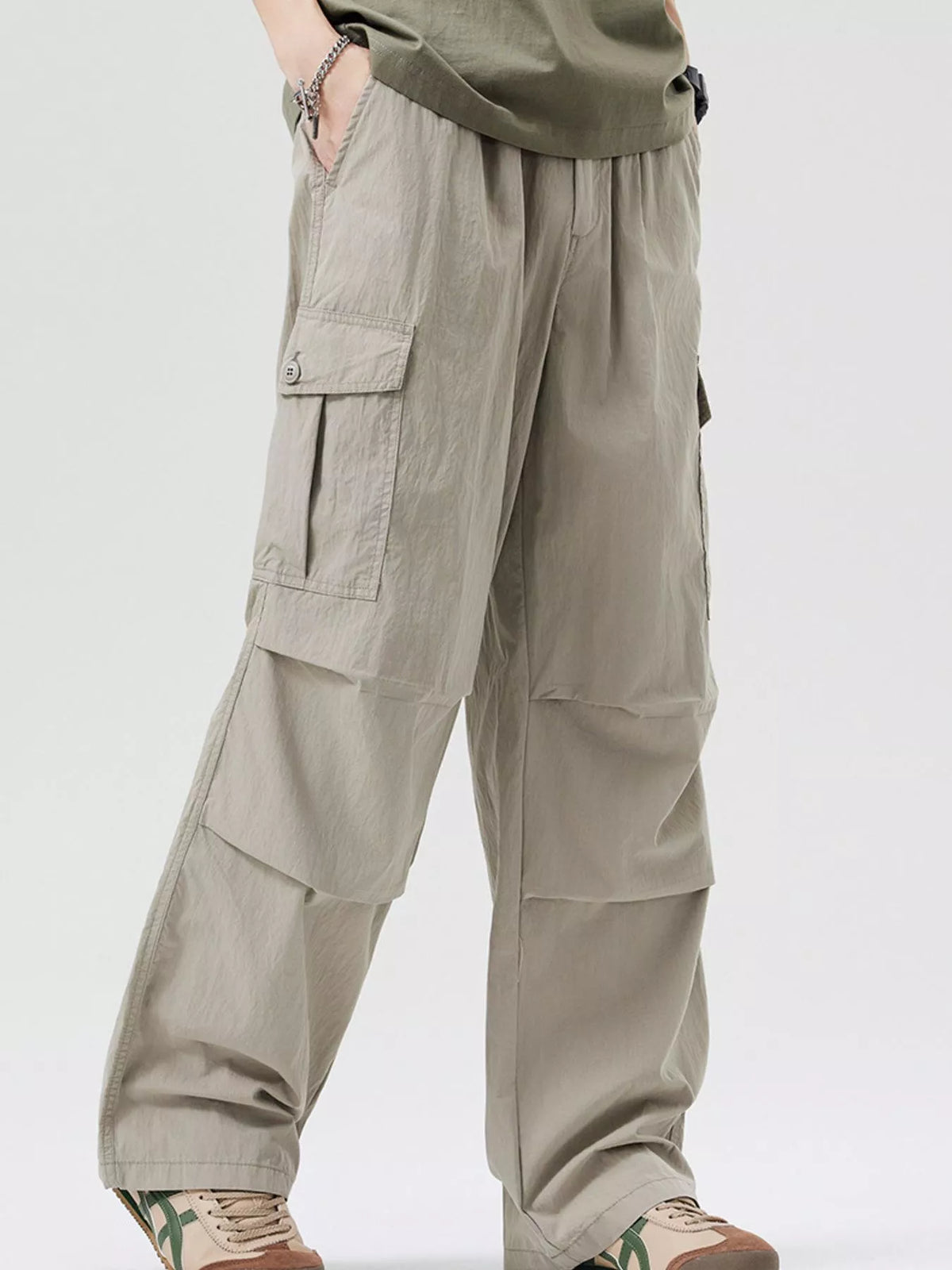 Men's Full Size Loose Fit Cargo Pants Plus Size, view 7