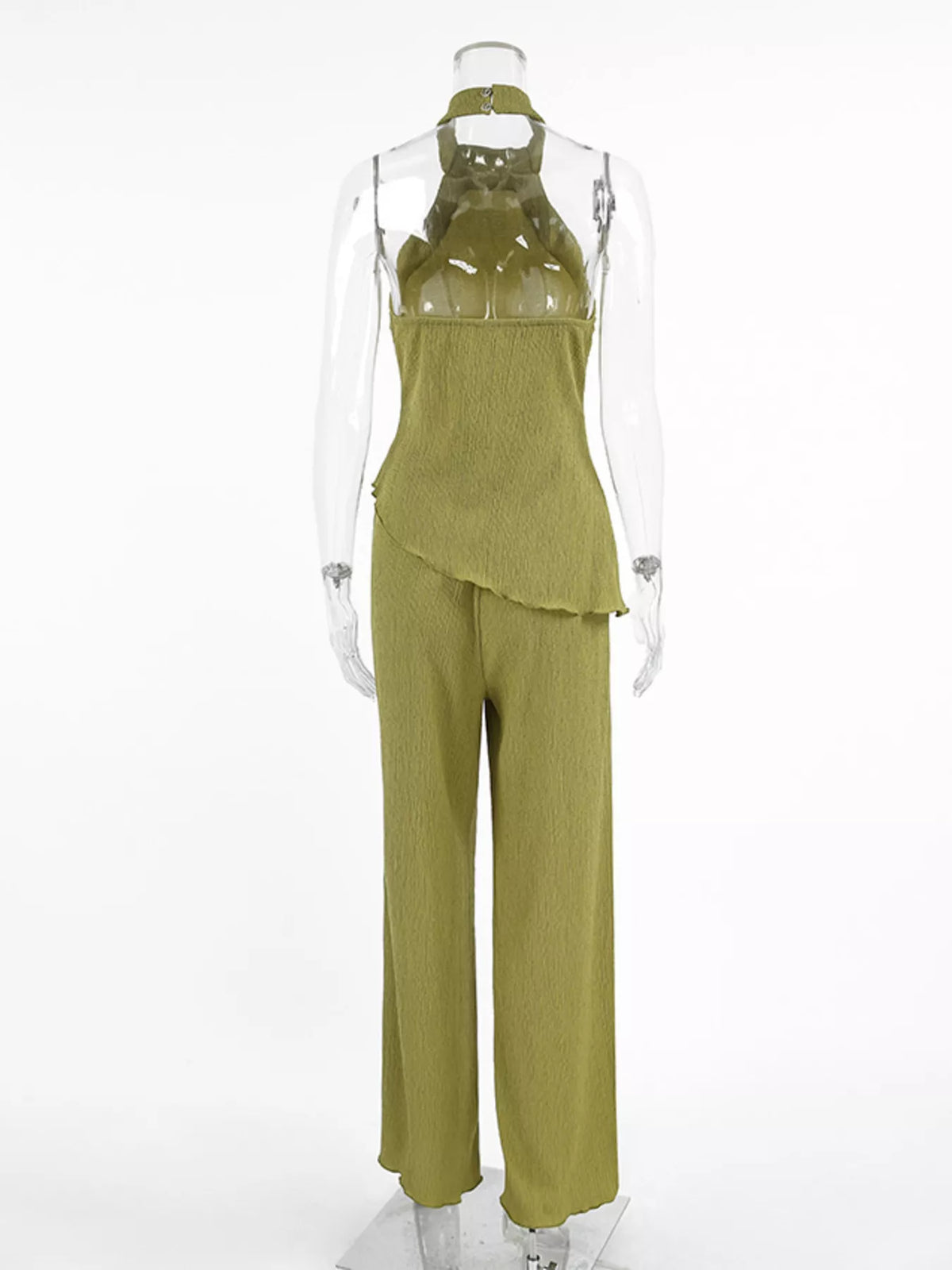 Sleeveless Top and Wide-Leg Pants Two-Piece Set, view 11