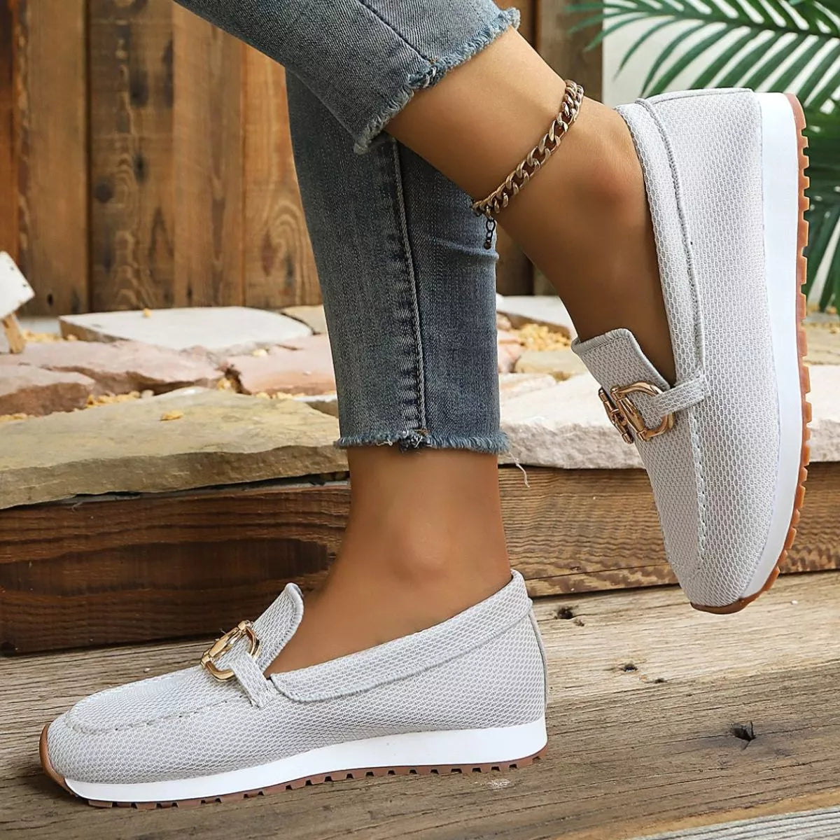Round Toe Slip-Ons - Lilixa.store