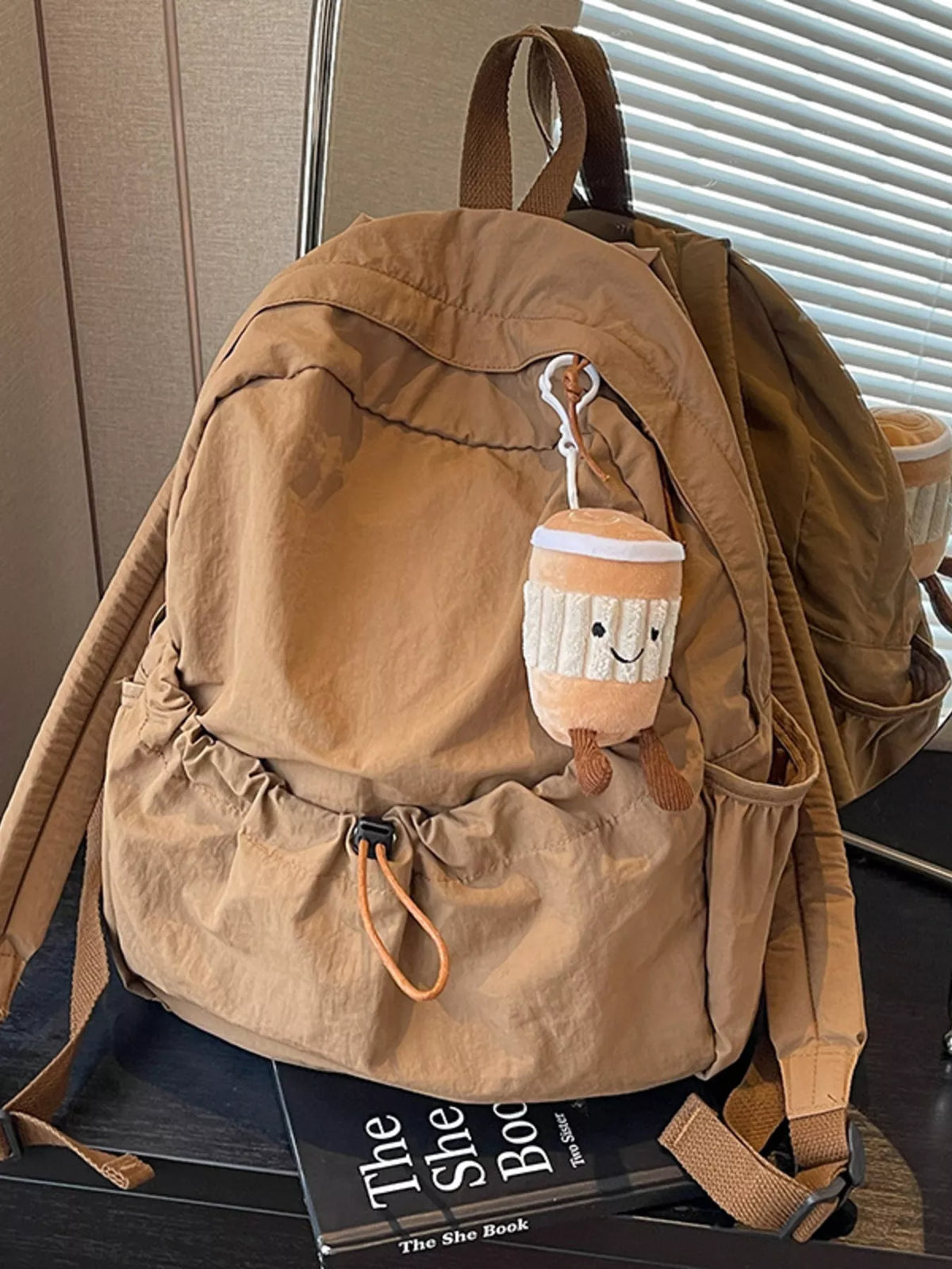 Casual Lightweight Drawstring Backpack Bag - Lilixa.store