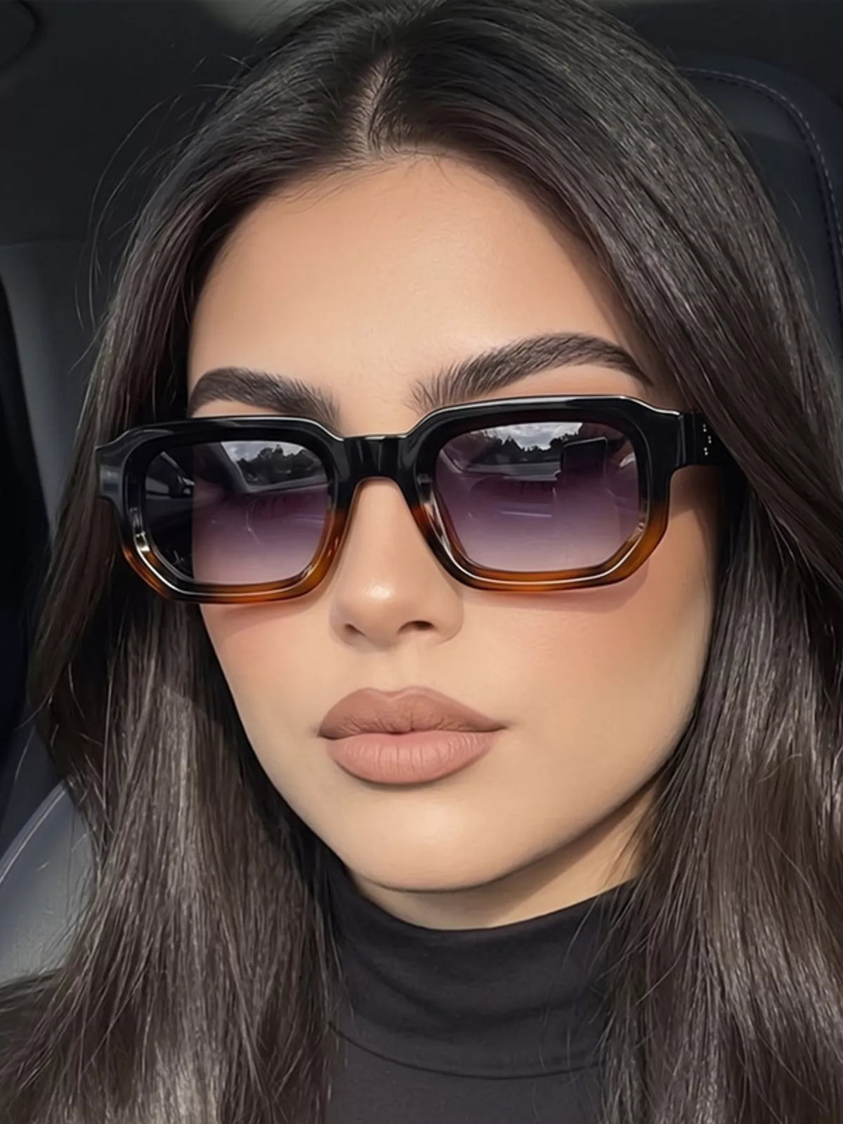 Retro Square Frame Sunglasses - Lilixa.store