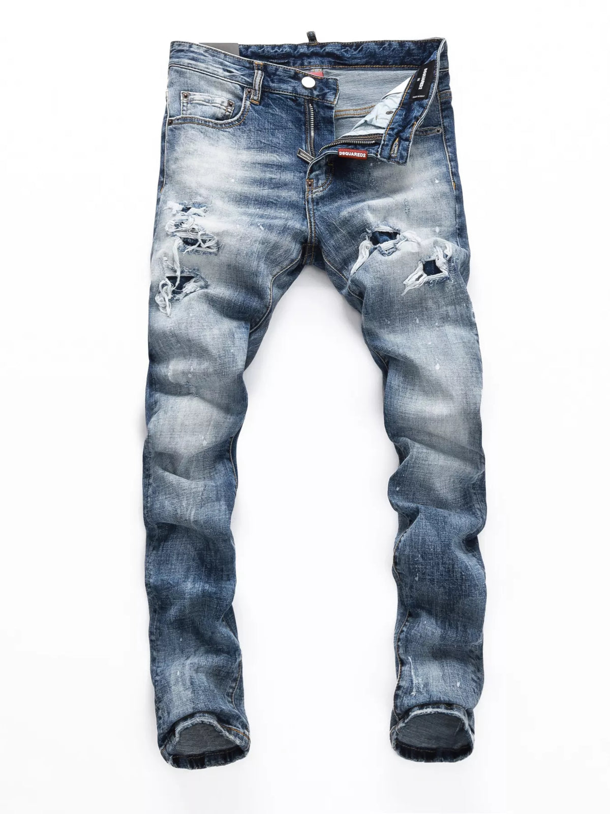 Men's Distressed Slim Fit Jeans - Lilixa.store