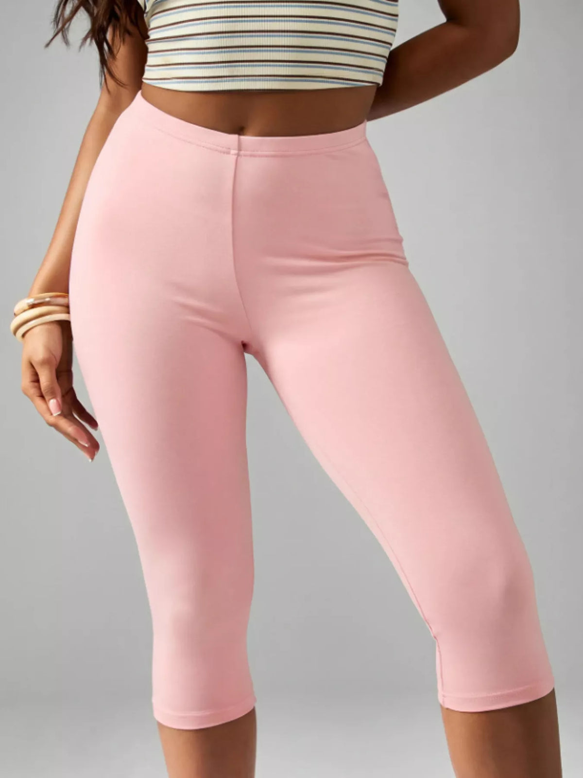 High-Waisted Active Capri Leggings - Lilixa.store