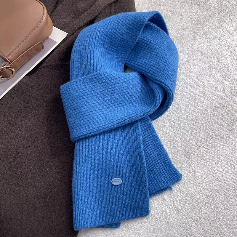 Pure Wool Warm Knit Scarf - Lilixa.store