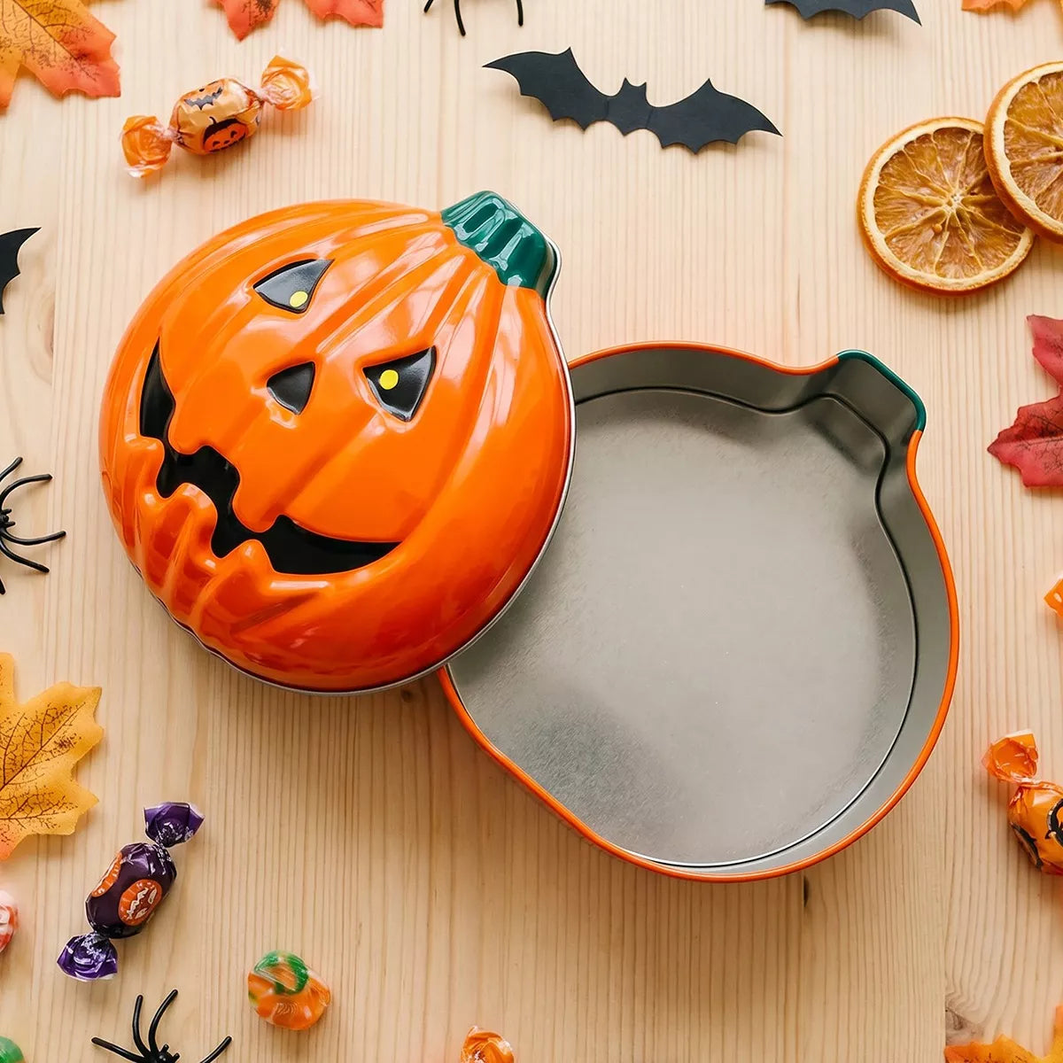 Decorative Pumpkin-Shaped Halloween Storage Box - Lilixa.store