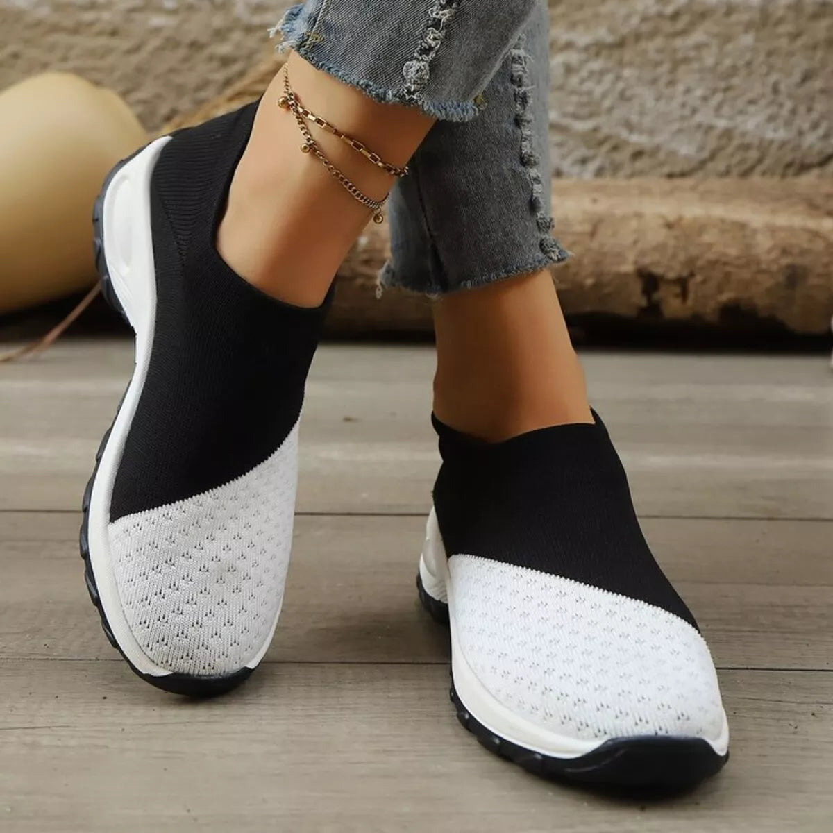 Color Block Mesh Athletic - Lilixa.store