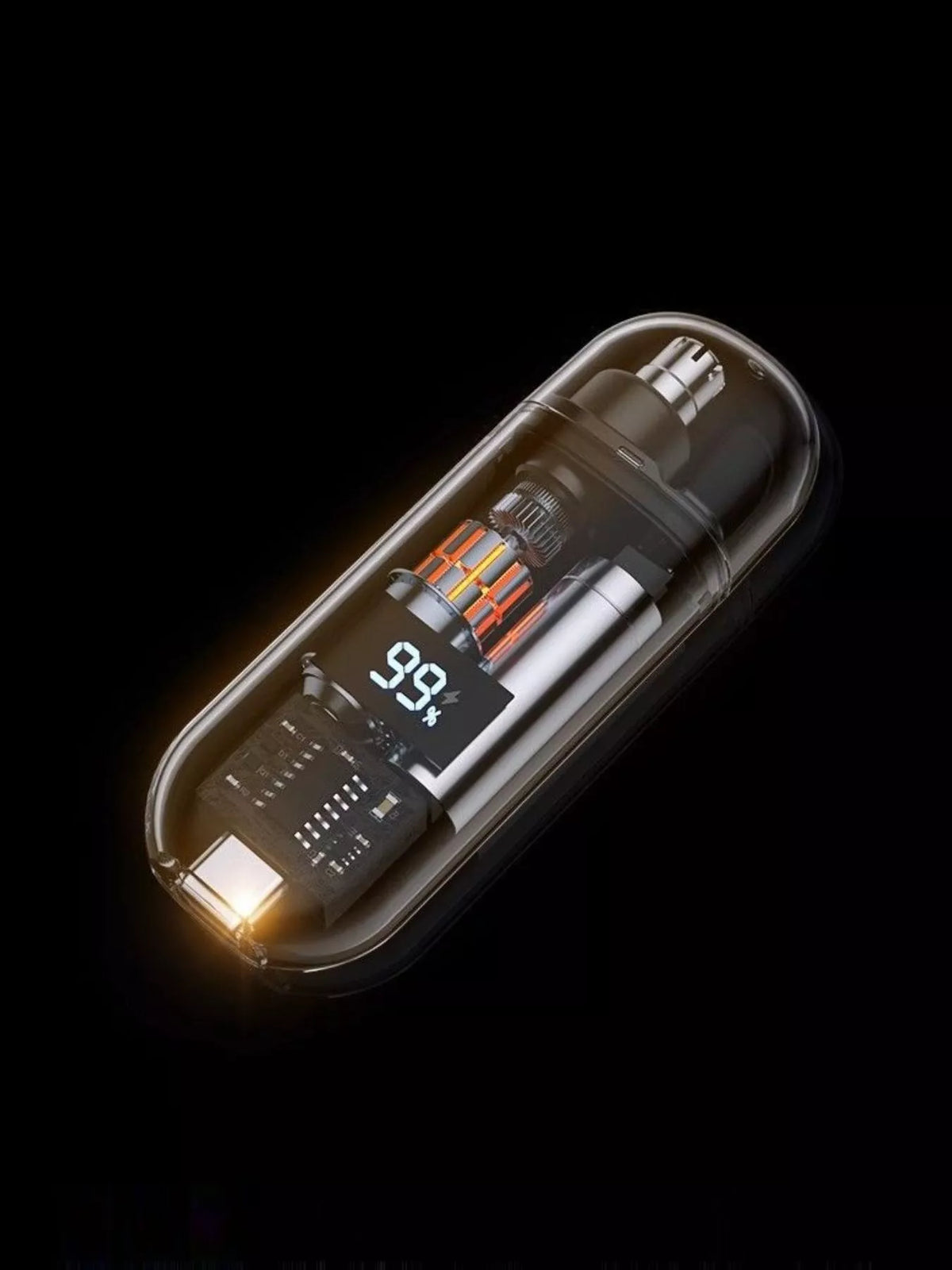Rechargeable LED Display Nose Hair Trimmer - Lilixa.store