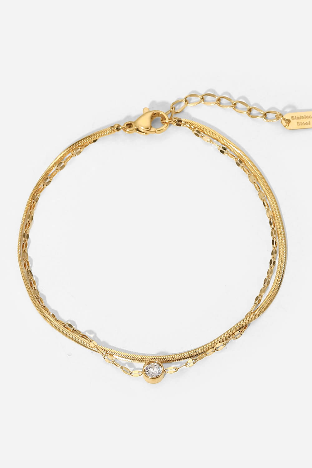 Icing on the Cake Rhinestone Double-Layered Bracelet – image 1 | Lilixa Trending Jewelry