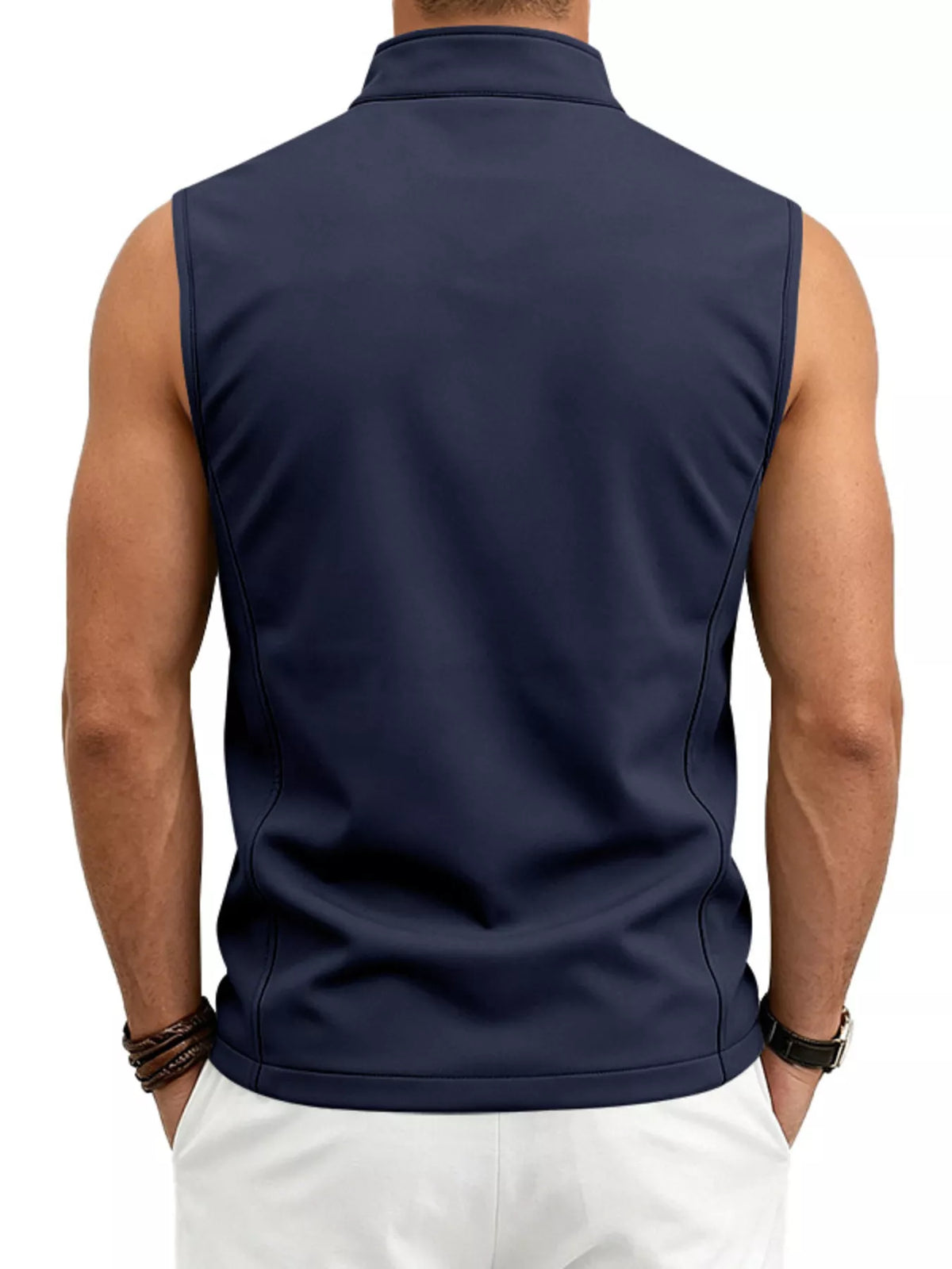 Men's Plus Size Zip Up Vest - Lilixa.store